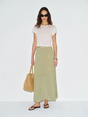 Abbie Skirt in Margarita Check